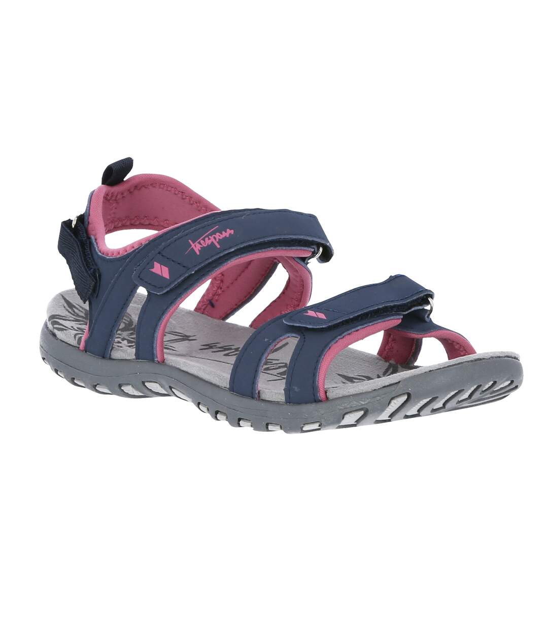 Serac sandales de randonnée femme bleu marine / vieux rose Trespass-1