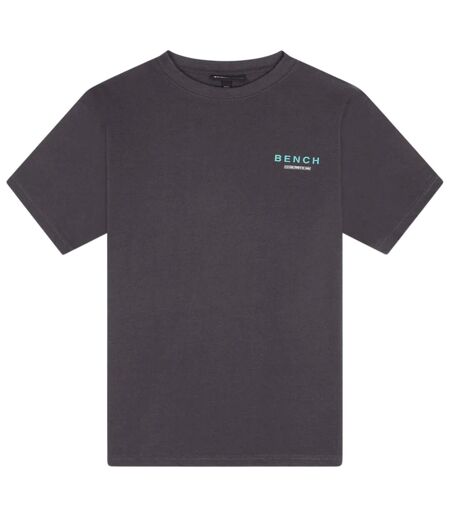 Mens Malemtee Back Print T-shirt & Shorts Set Dark Grey Bench