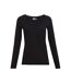 T-shirt Femme Noir Promodoro-1