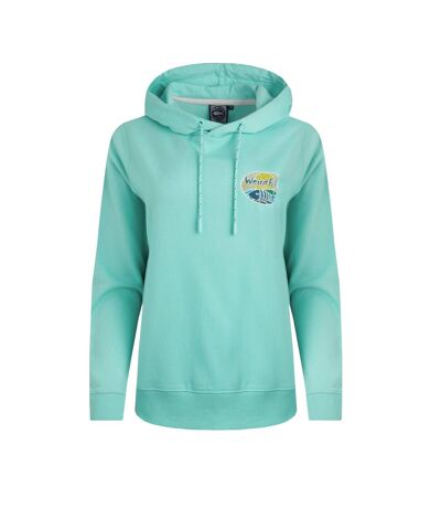 Sweat à capuche kira femme bleu pâle Weird Fish