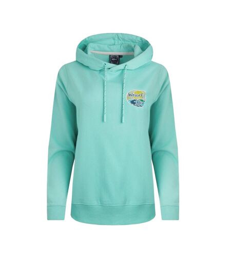 Sweat à capuche kira femme bleu pâle Weird Fish