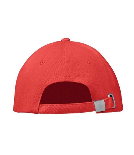 Buffalo 6 Panel Baseball Cap White Red MidOcean