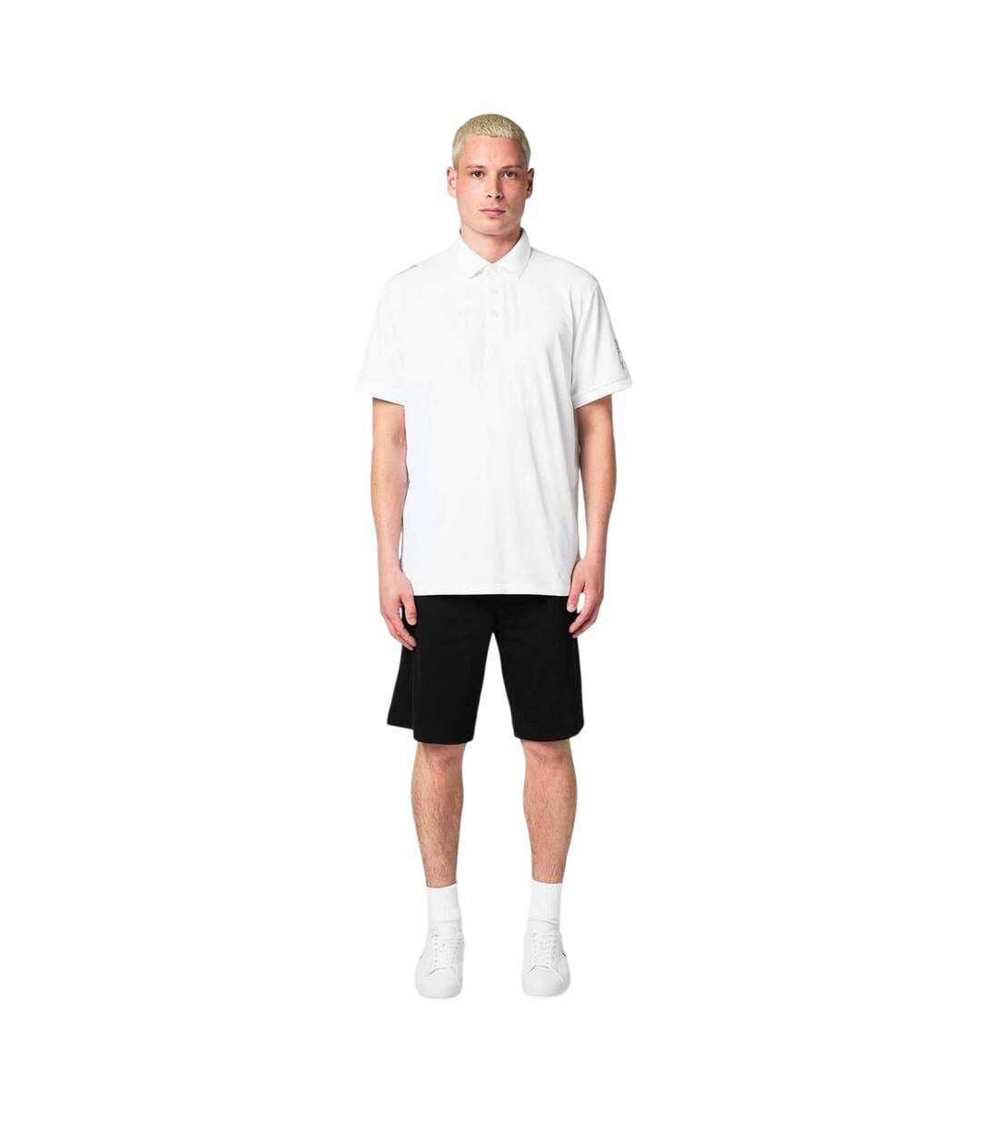 Polo Homme Blanc Pur Ralph Lauren-4