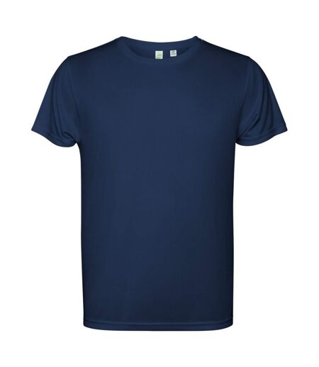 Mens Estoril Short-sleeved T-shirt Navy Blue Roly