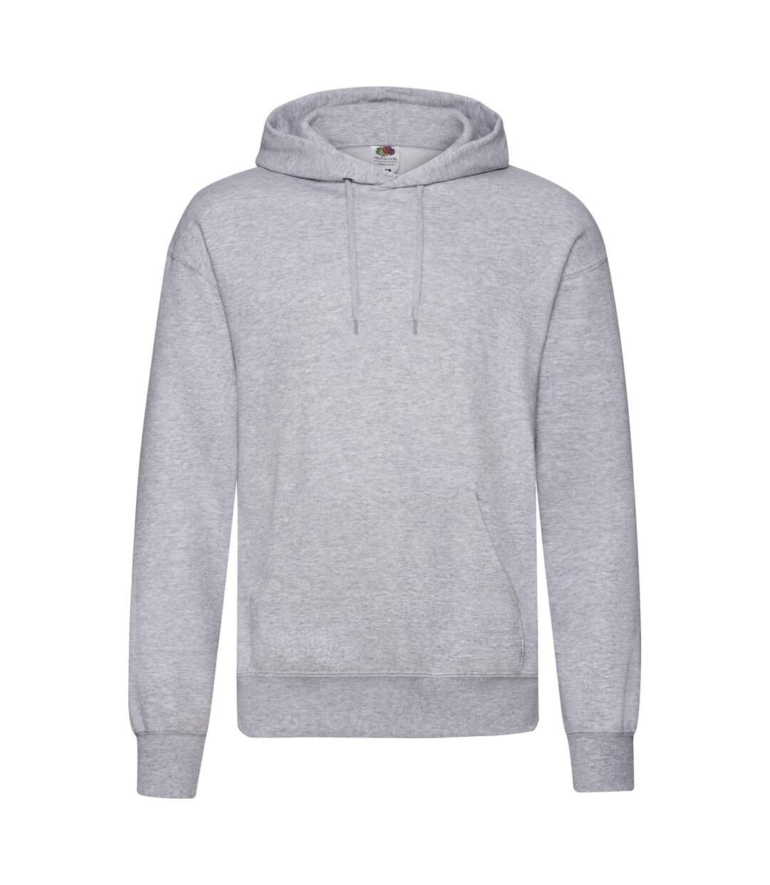 Sweat À Capuche Classic Homme Gris Chiné Fruit Of The Loom-1