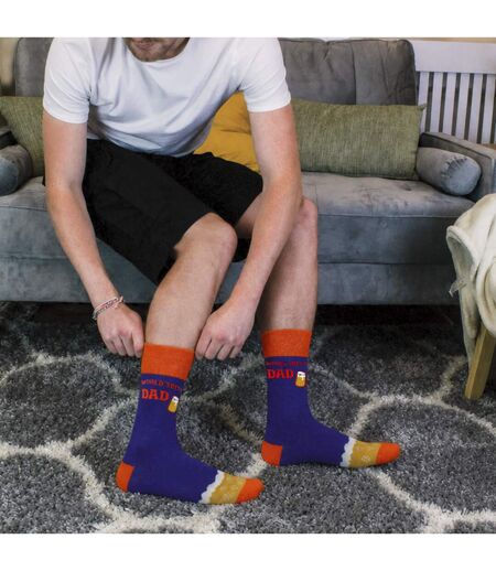 3 Pack Mens Dad Novelty Socks Fun Patterned Socks | Father's Day Gift