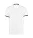 Polo À Manches Courtes  Pour Homme Blanc Bleu Marine Kustom Kit-2