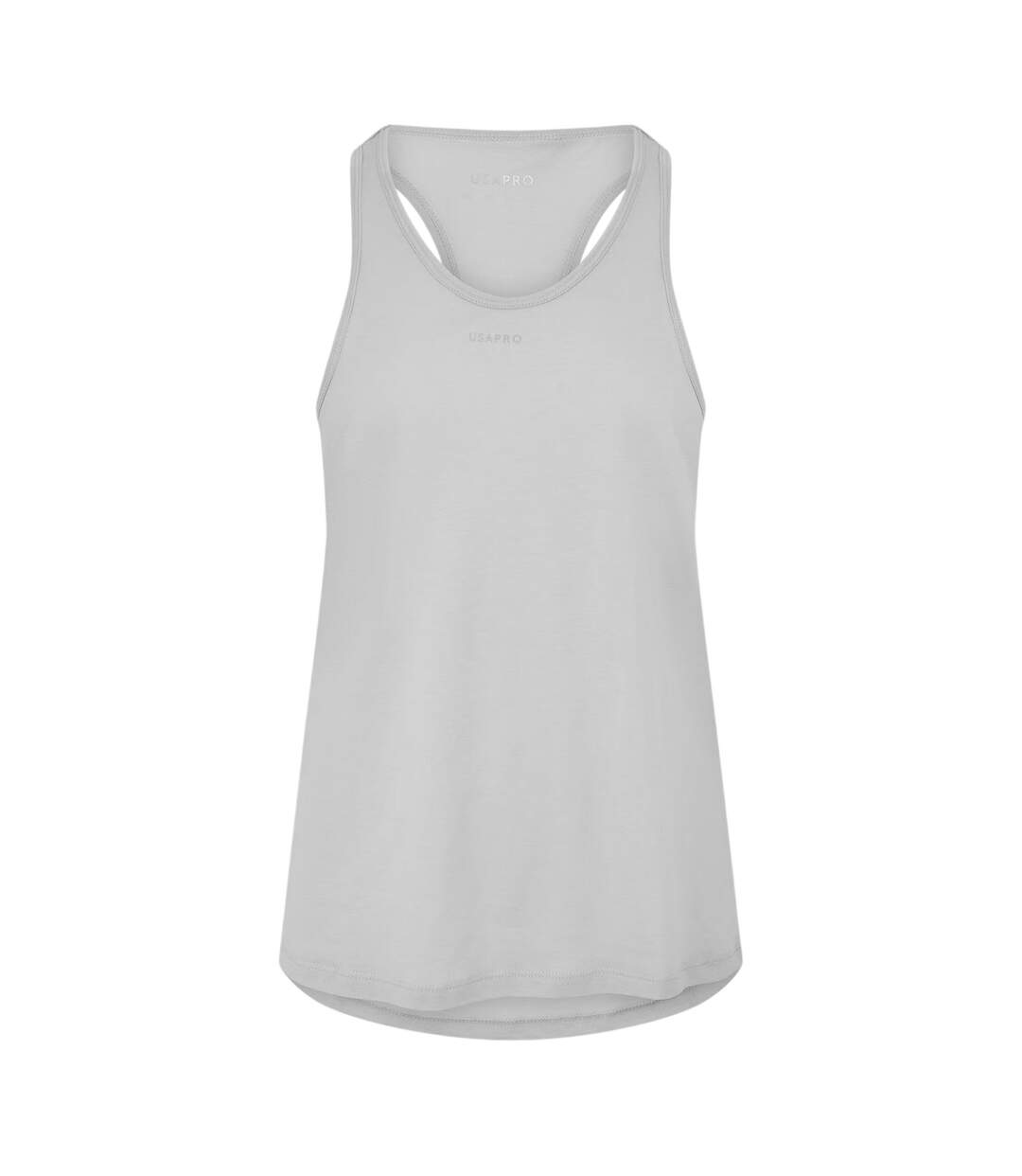 Débardeur Femme Gris Chiné USA-2