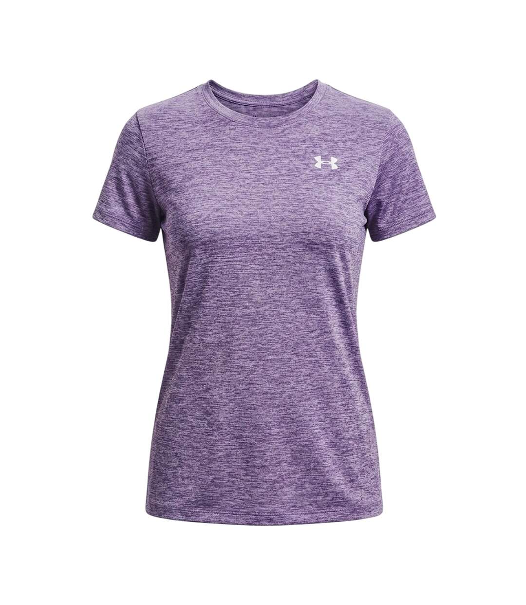Womens/ladies Twist Short-sleeved T-shirt Purple Under Armour-2