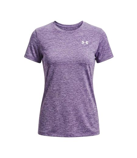 Womens/ladies Twist Short-sleeved T-shirt Purple Under Armour