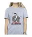Disney Womens/Ladies The Nightmare Before Christmas Seasons Creepings Wreath Cotton Boyfriend T-Shirt (Gris sportif) - UTBI41796-3