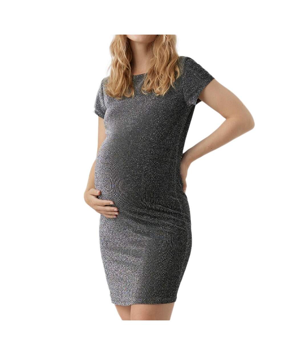 Robe de Grossesse Argenté Femme Vero Moda Maternity 20018605 - L-1