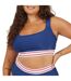Haut De Maillot De Bain Femme Bleu Marine Blanc Rouge Brave Soul-2