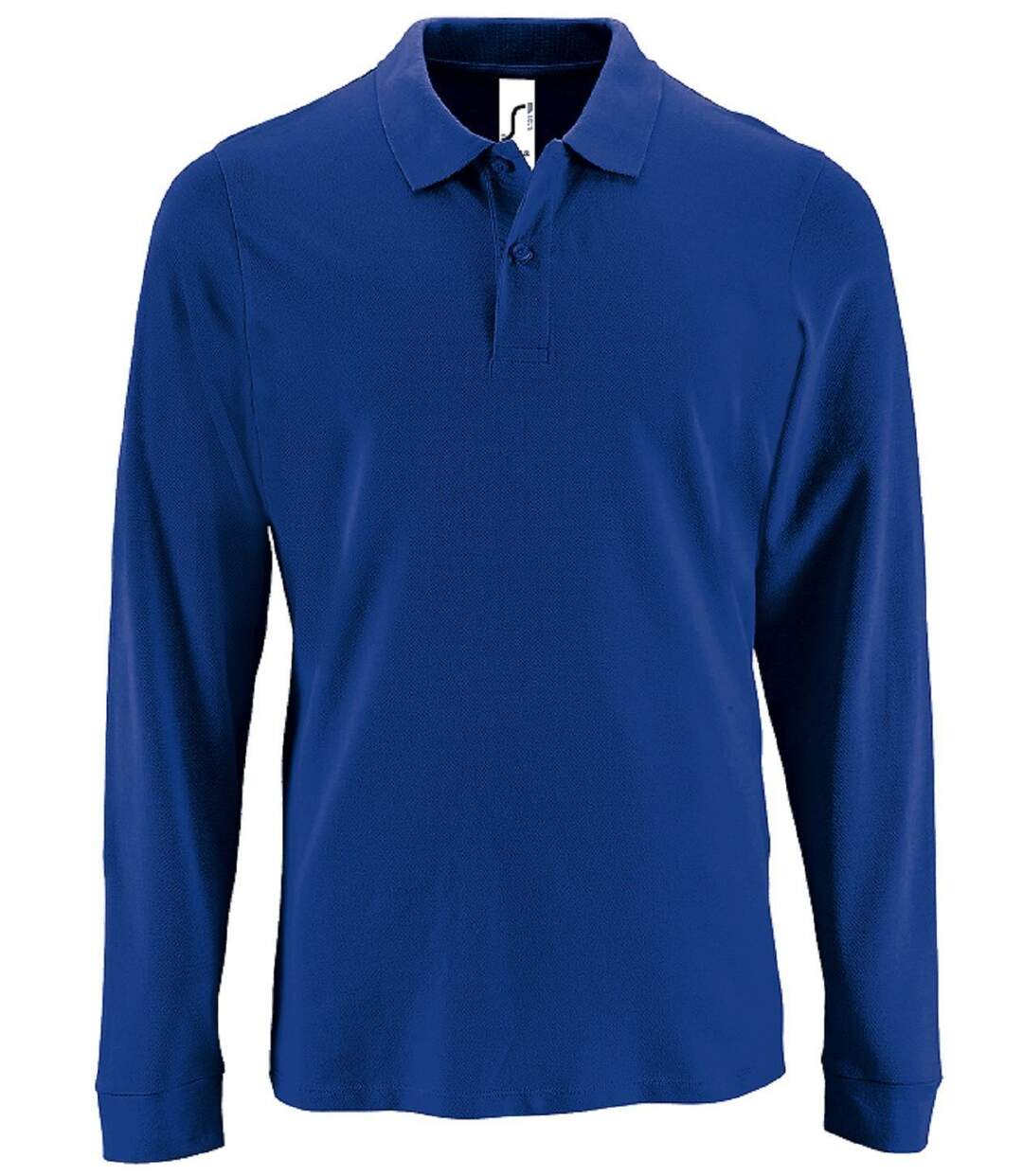 Polos manches longues - Homme - 02087 - bleu roi