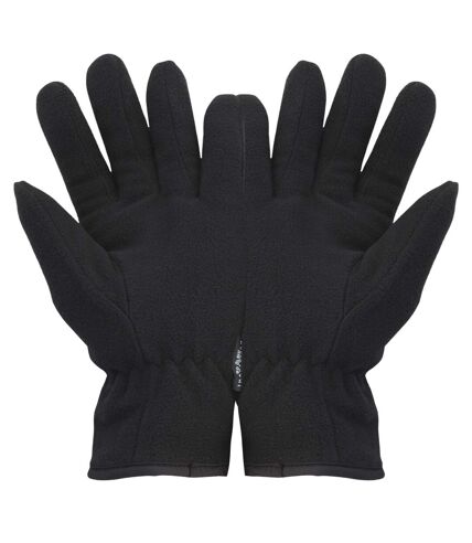 FLOSO Mens Winter Thermal Fleece Gloves (3M 40g) (Black)