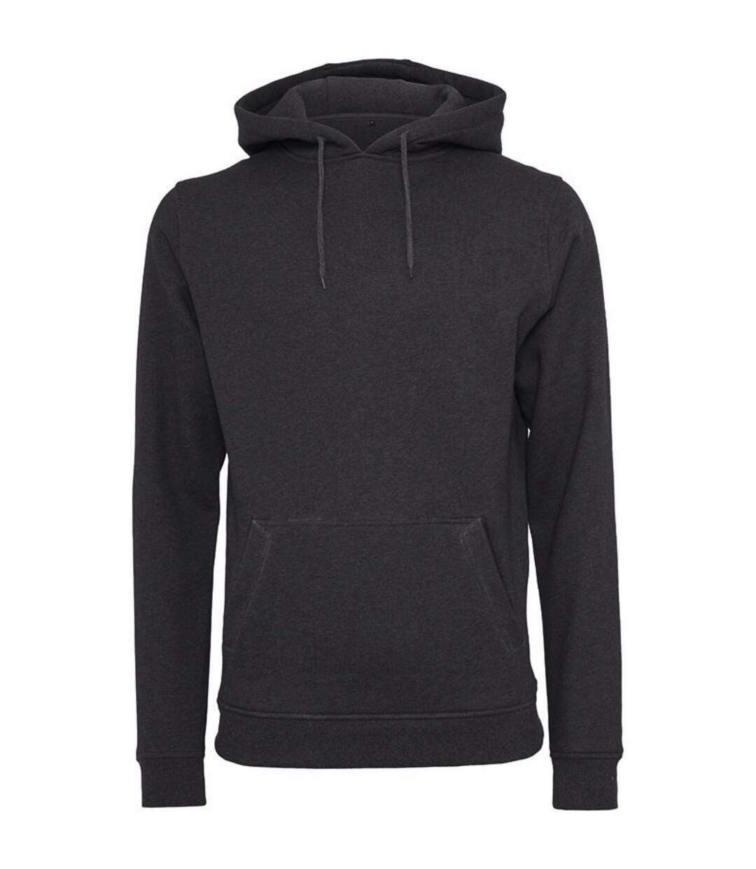 Build Your Brand Mens Heavy Pullover Hoodie (Black) - UTRW5681-1