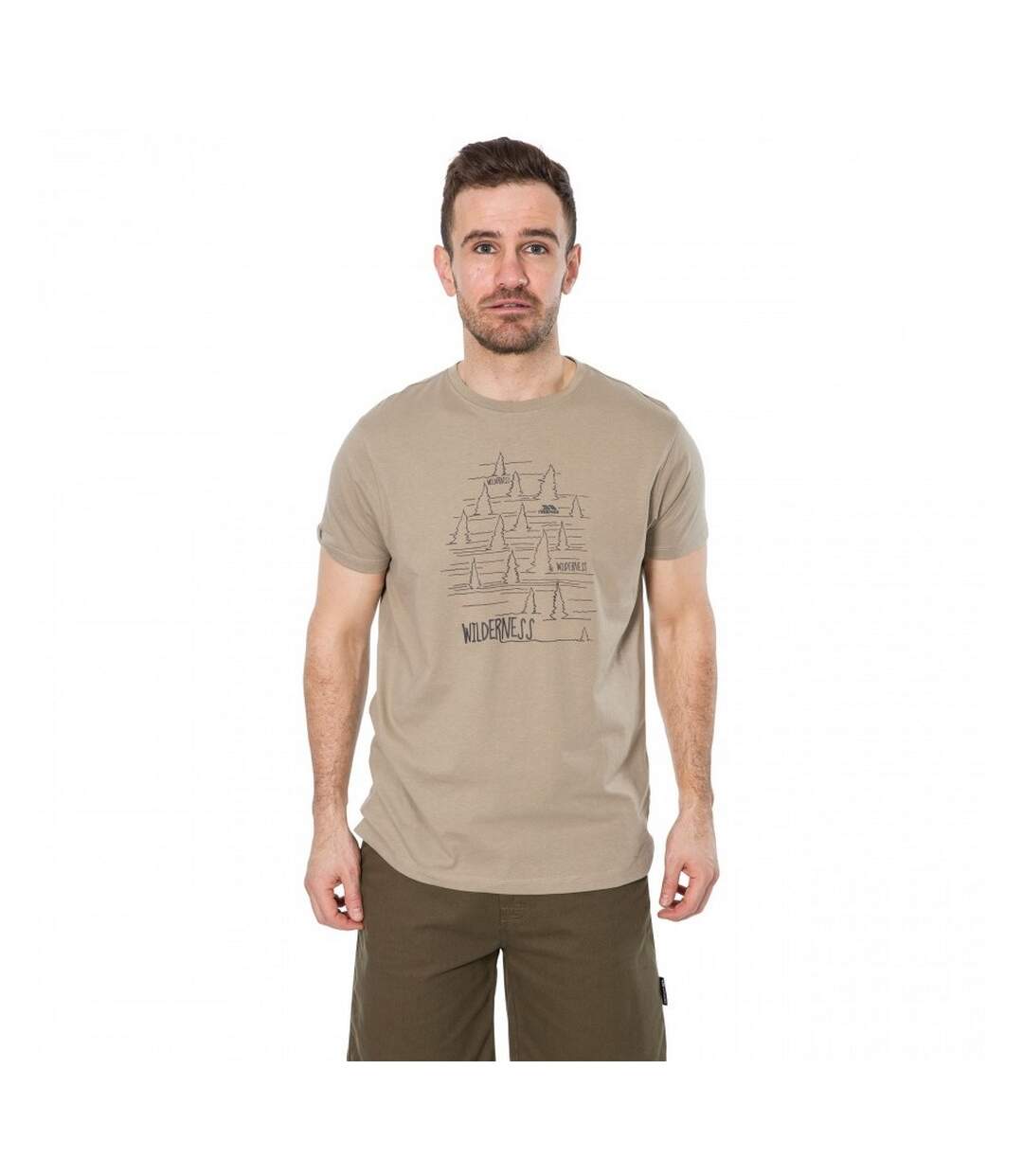 Trespass Mens Forest T-Shirt (Oatmeal) - UTTP4306