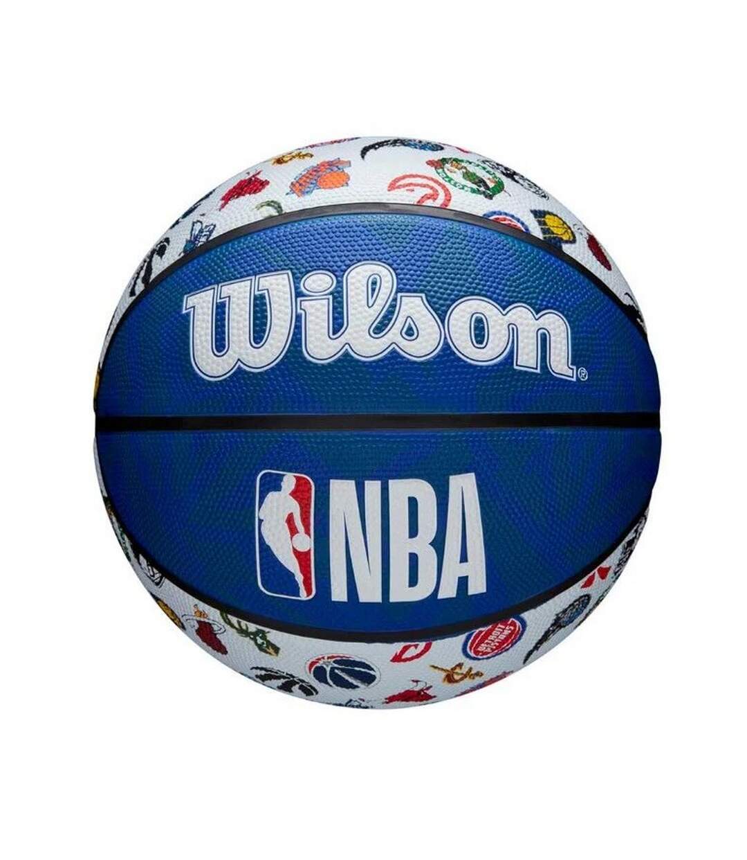 Ballon de basket team tribute taille 7 bleu / blanc NBA-1