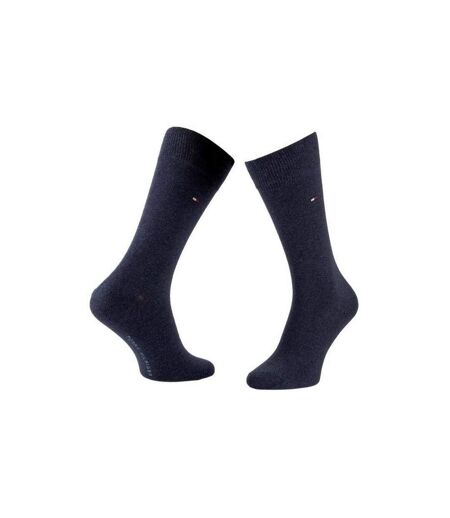 Chaussettes Motif/style Logo Brodé Homme Bleu Marine Tommy Hilfiger