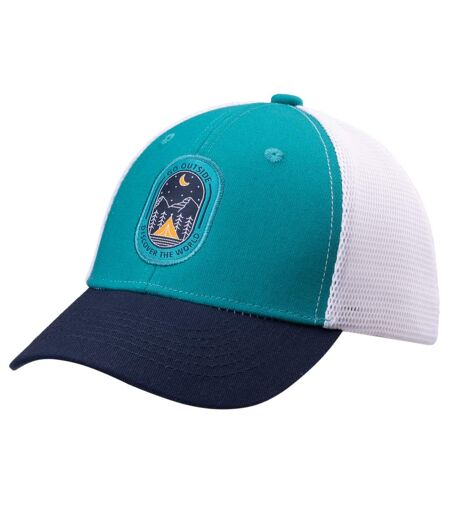 Casquette Trucker Climber Garçon Turquoise Vif Bleu Marine Bejo
