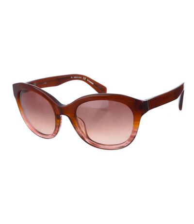 JS716S women's oval-shaped acetate sunglasses