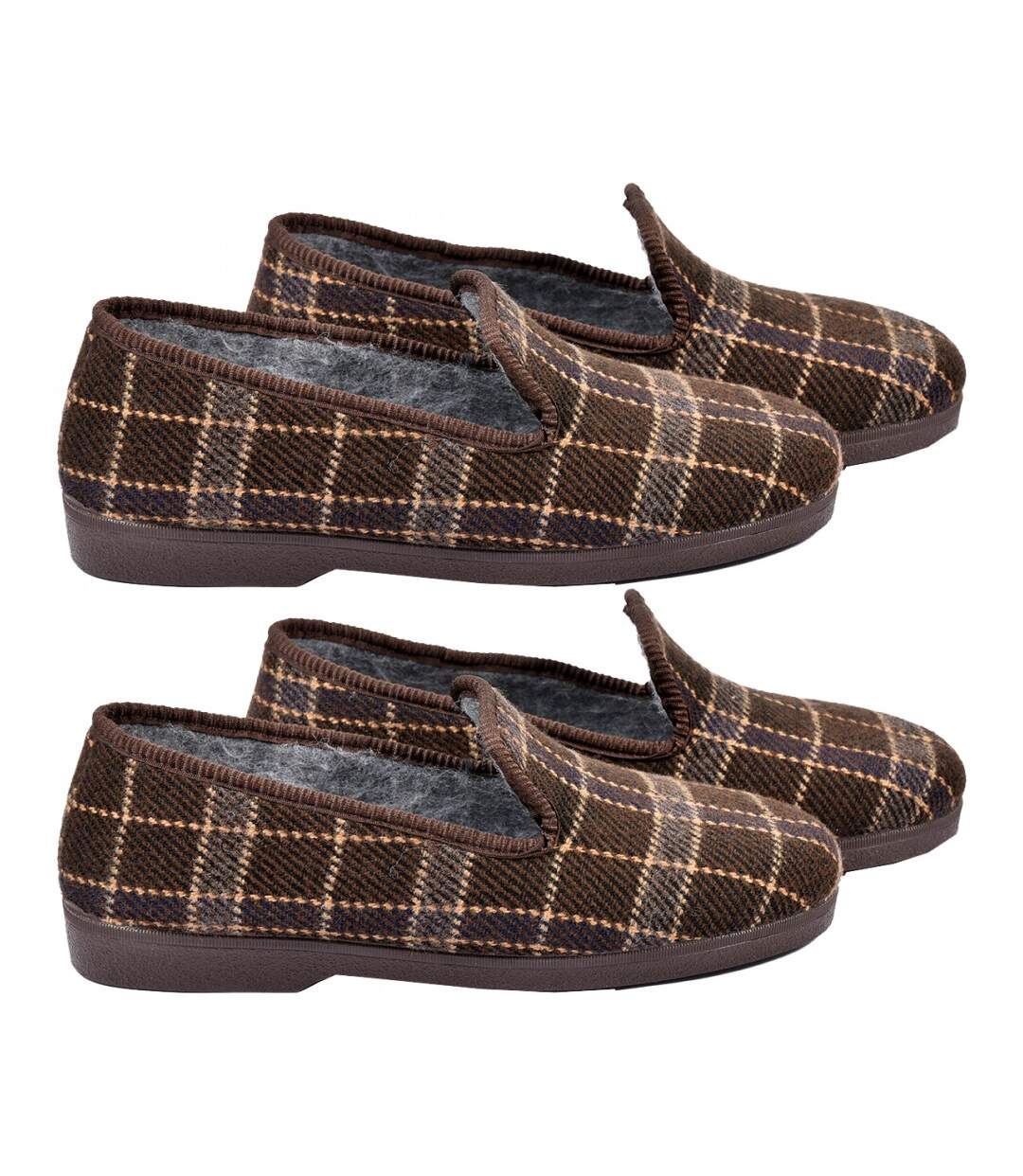 CHARENTAISE Homme Pantoufle PREMIUM - Pack de de-2