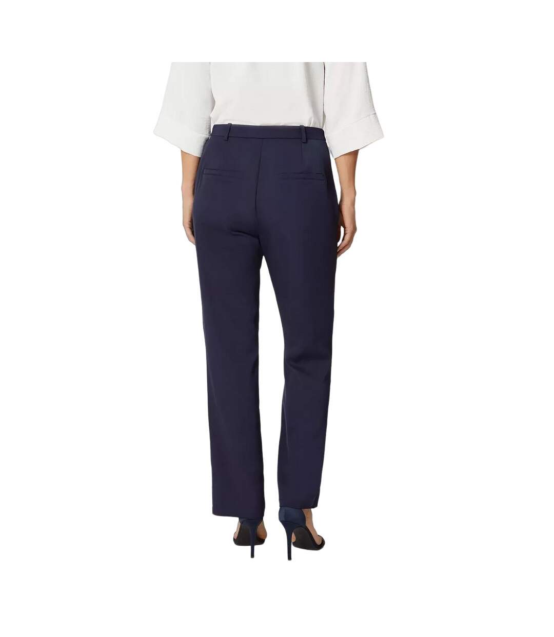 Pantalon femme bleu marine Principles-2