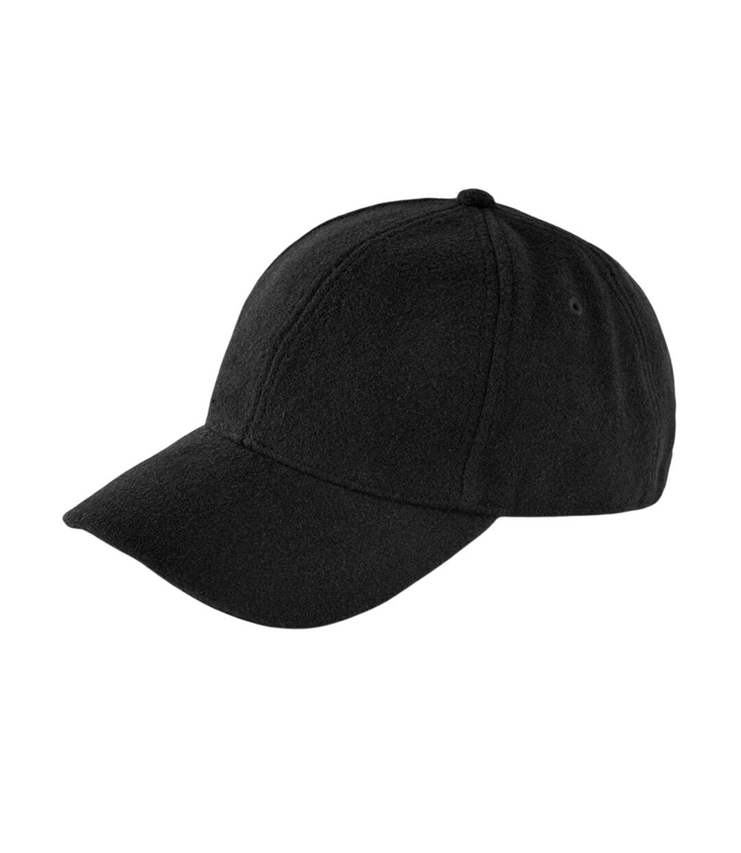 Casquette Unie Motif/style 6 Pans Noir Beechfield-2
