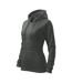Sweat À Capuche Cape Femme Kaki Foncé Malfini-3