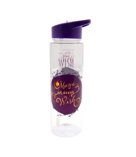 Wish Magic In Every Wish Plastic Water Bottle (Clear/Purple) (One Size) - UTTA11529