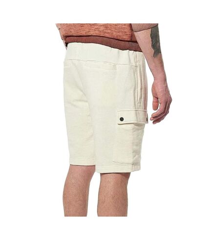 Short Jogging Cargo Ecru Kaporal Nego - L