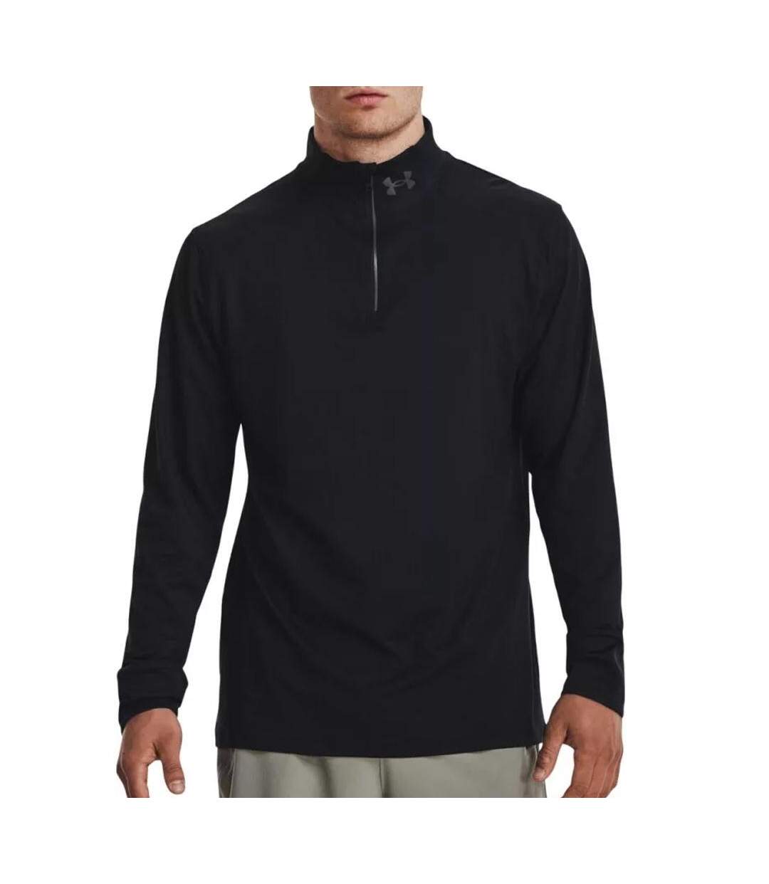 Sweat de sport noir homme under armour launch pro 1/4 zip-1