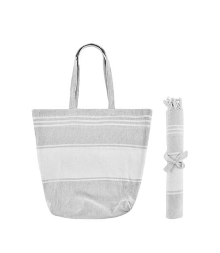 Ensemble Tote Bag Hummum 38 Cm X 50 Cm X 14 Cm Gris MidOcean