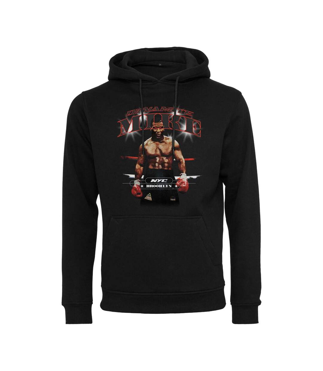 Sweat À Capuche Dynamite Mike Homme Noir Mister Tee-1