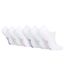 Paquet de 6 chaussettes invisibles en bambou pour femmes avec poignée au talon-1