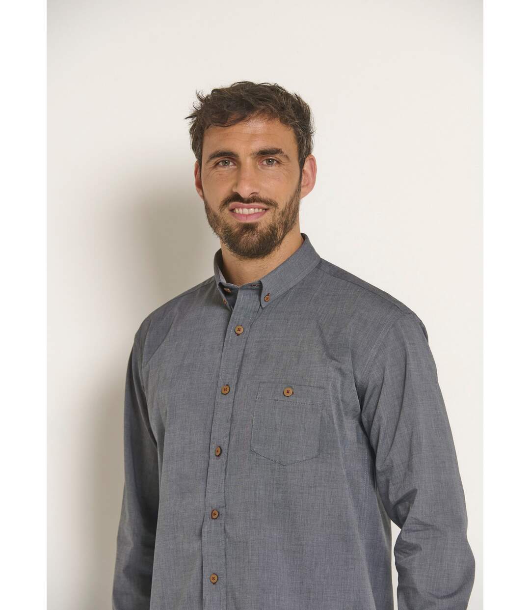 Chemise manches longues en coton-4