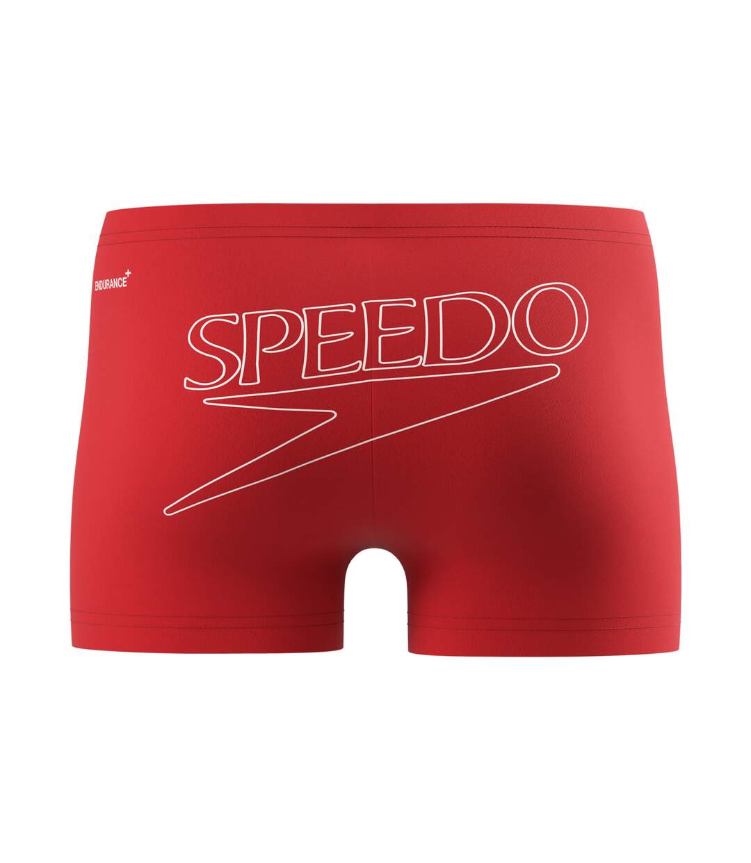 Mens Big Logo Endurance+ Swim Shorts Red Speedo-2