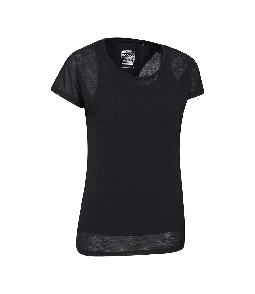T-shirt Femme Noir Mountain Warehouse-2