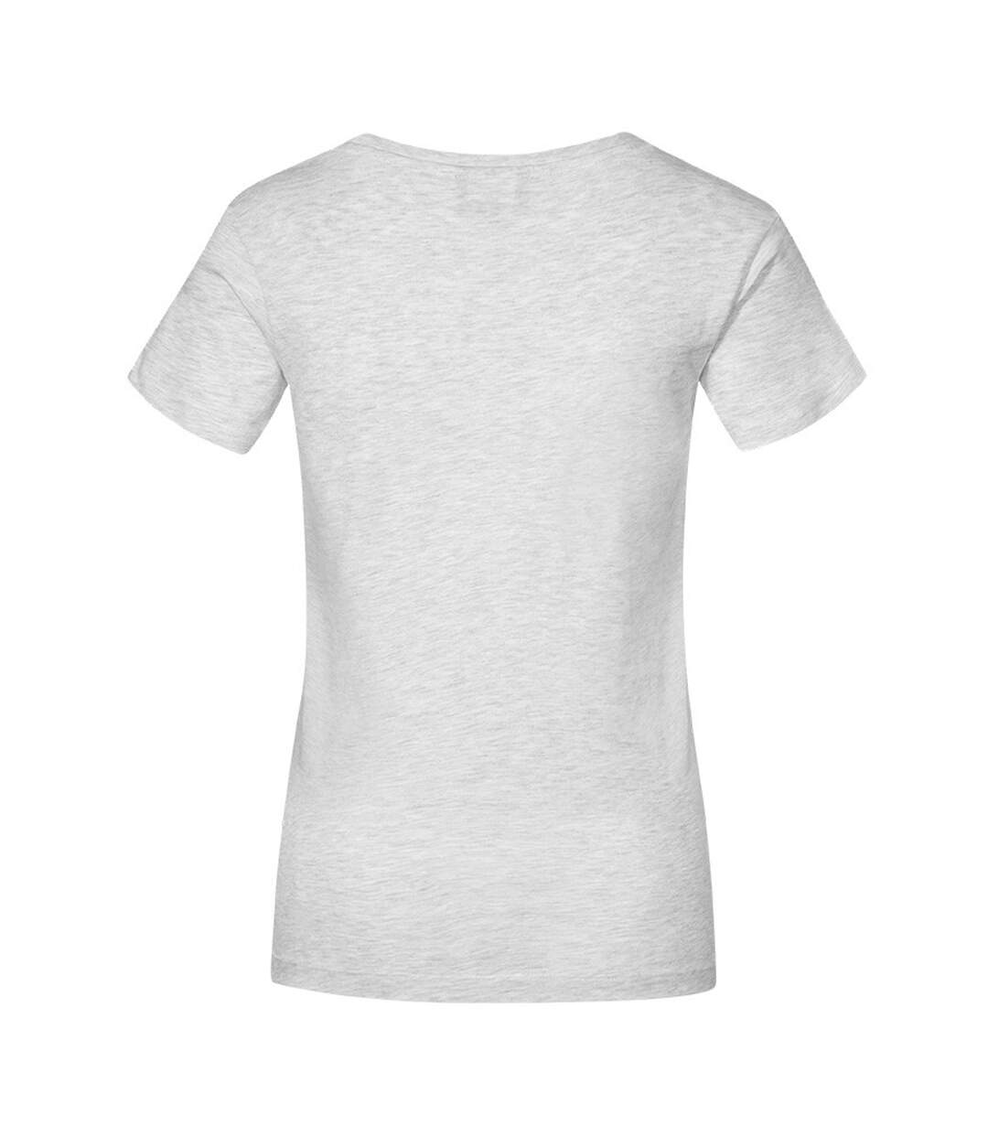 T-shirt Premium Femme Cendre Chiné Promodoro-2