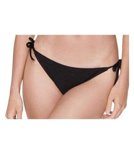 Bas De Maillot De Bain Motif/style Côtelé Femme Noir Calvin Klein