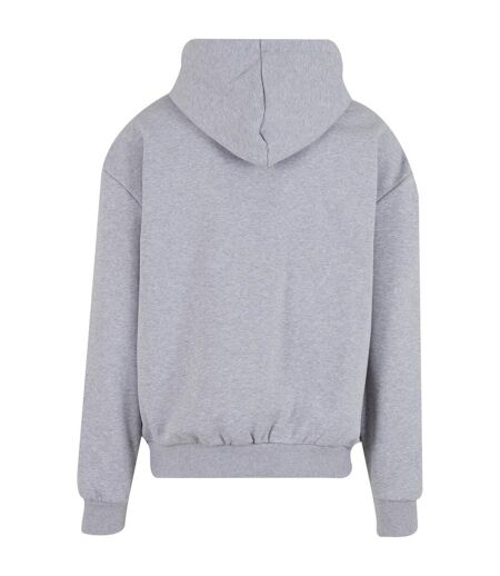 Sweat À Capuche Surdimensionné Ultra Lourd Pour Hommes Gris Chiné Build Your Brand