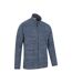Mountain Warehouse Mens Snowdon II Full Zip Fleece Jacket (Blue) - UTMW1292
