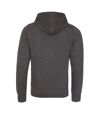 AWDis Just Hoods Mens Chunky Pullover Hoodie (Charcoal)
