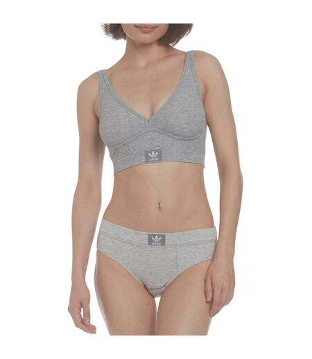 Brassière Femme Gris Chiné Adidas