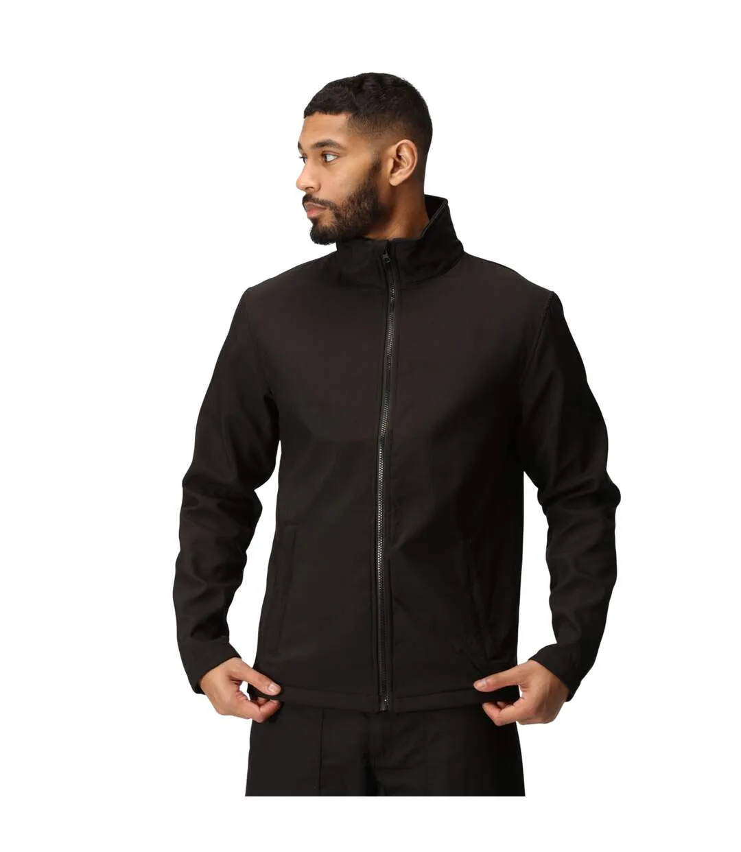 Veste Softshell Ablaze Printable Homme Noir Regatta-1