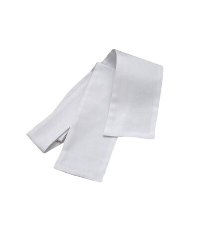 Unisex adult unified stock tie white Shires