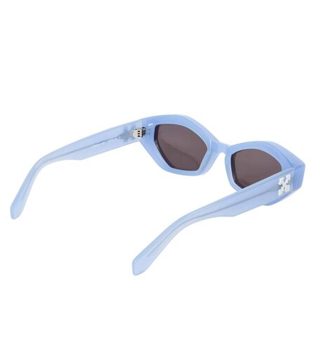 Unisex Adult Hilo Hexagon Sunglasses One Size Blue Dark Grey Off White