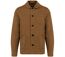 Veste worker écoresponsable délavée - Homme - PAT610 - marron washed sugar-1