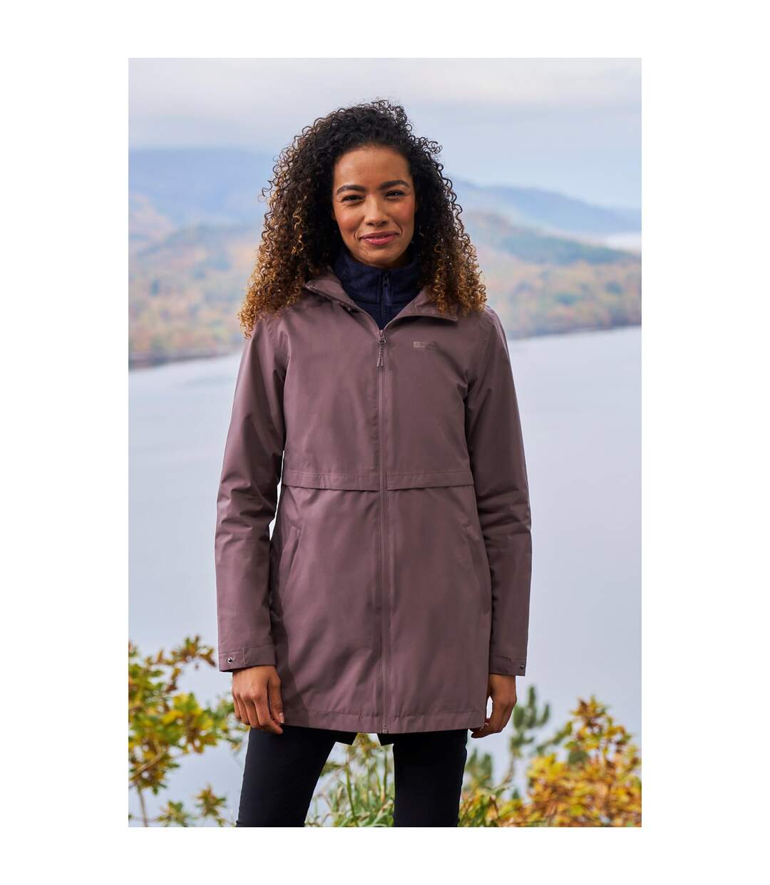 Veste imperméable hilltop femme taupe Mountain Warehouse-1