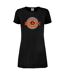 Amplified Womens/Ladies Respect Aretha Franklin T-Shirt Dress (Charcoal) - UTGD963